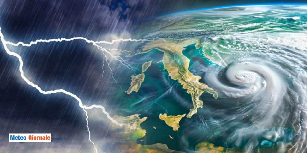Incubo maltempo tutta la settimana, ci saranno anche due cicloni