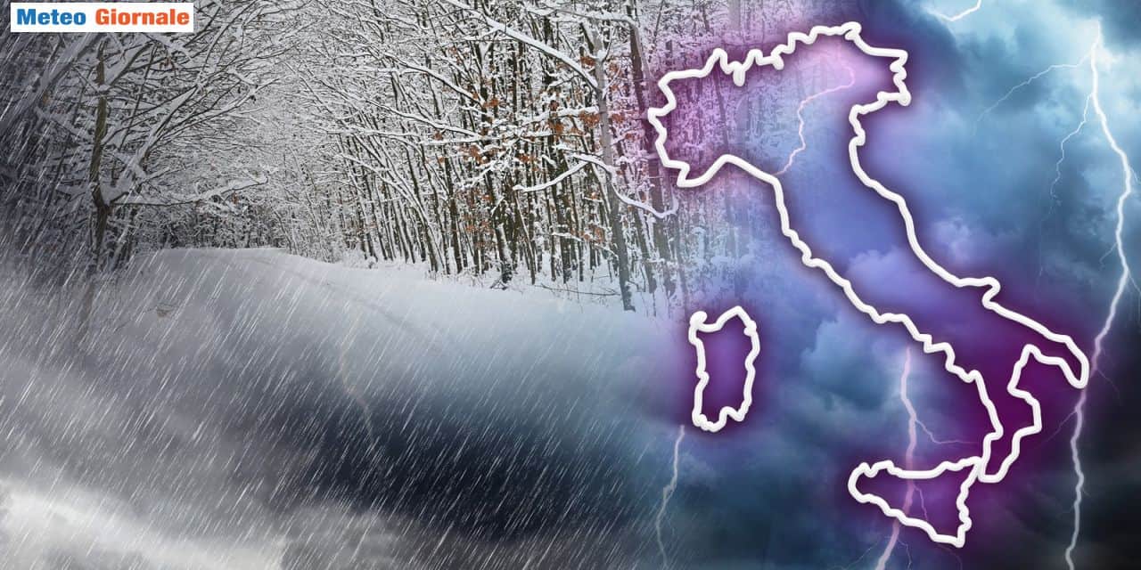 Sfilza di perturbazioni che porteranno ancora tantissima pioggia e neve