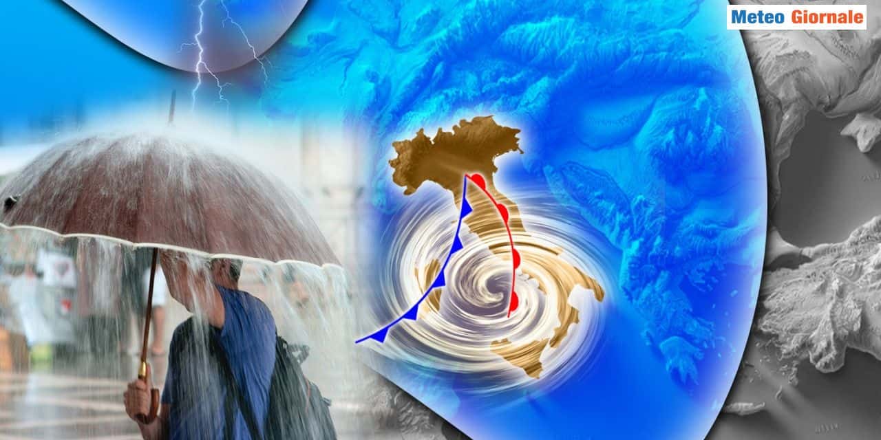 Weekend Sabato 7 e Domenica 8 ancora pioggia senza sosta, è cambiato tutto