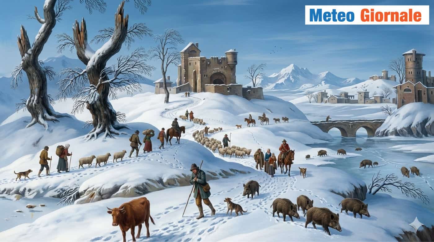 30 gradi sotto zero in Val Padana durante la PEG. Un freezer naturale
