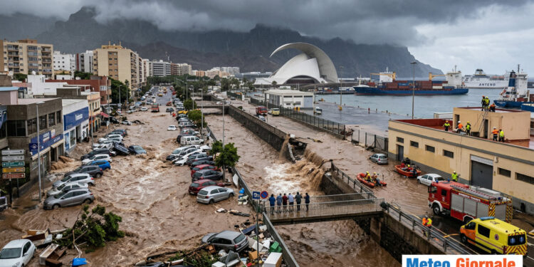 Immagine rappresentativa e non reale di Sana Cruz de Tenerife.