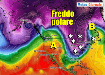 Grande freddo nel Nord America.