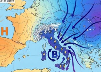 Italia esposto ad altra aria fredda ed instabile nel weekend