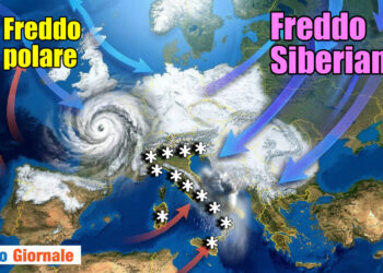 Meteo invernale a Marzo.