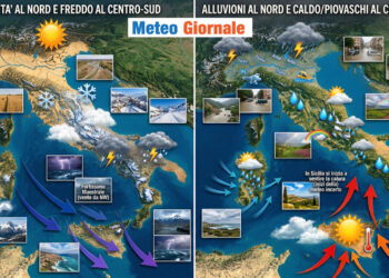 Meteo sconvolto di Primavera