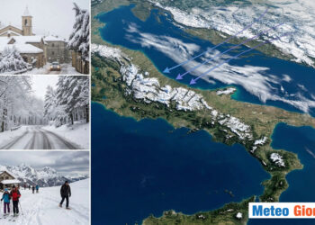 Neve al Centro e Sud Italia.