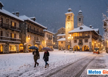 Nevicate al Nord Ovest