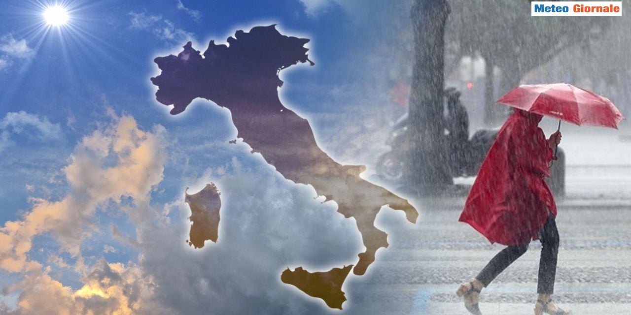 Qualche pioggia in arrivo su alcune regioni