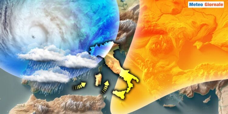 Nel weekend peggioramento più deciso