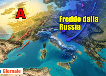 Aria fredda dalla Russia