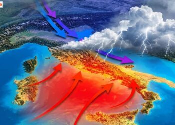 Freddo e caldo a pericoloso contatto sull'Italia