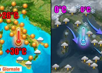 Cambiamento meteo con rottura di Primavera.
