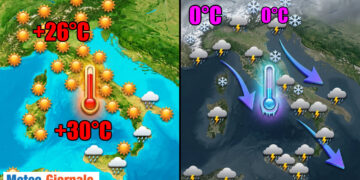 Cambiamento meteo con rottura di Primavera.