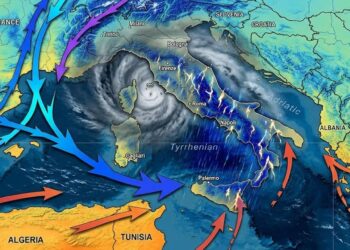 Arriva maltempo con crollo delle temperature