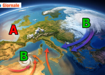 Meteo 15 giorni stravolto da estremizzazione climatica.