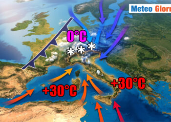 Meteo che prova ad essere estivo.