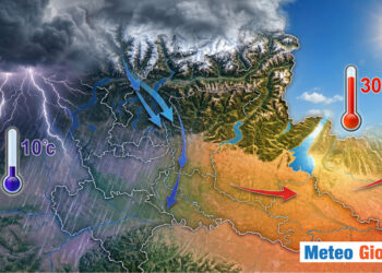 Meteo Lombardia crollo temperatura.