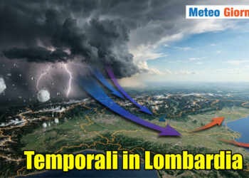 Meteo Lombardia temporali.
