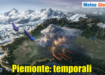 Meteo Piemonte forti temporali