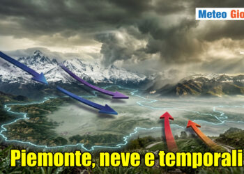 Meteo Piemonte neve e temporali in arrivo