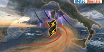 Meteo Sardegna ciclone africano