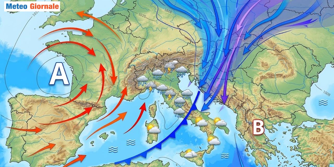 Italia ancora alle prese con repentini sbalzi del tempo