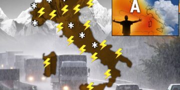 Piogge verso il Nord Italia e non solo