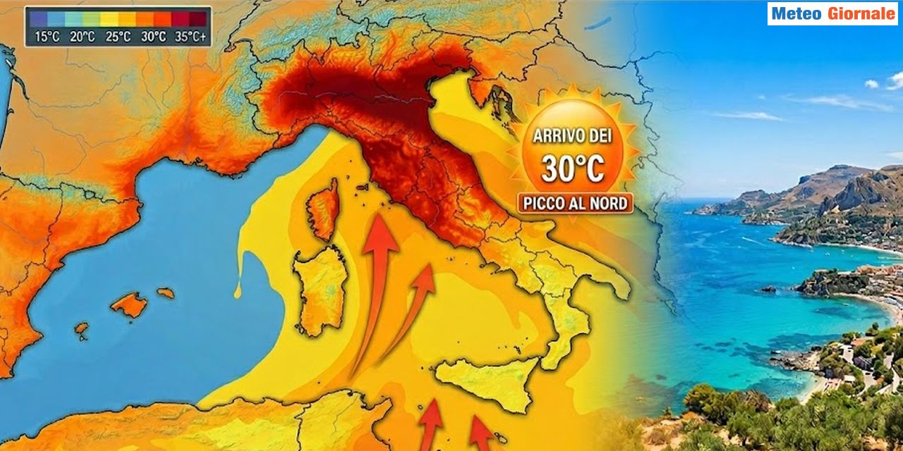 Dal freddo al caldo, temperature in aumento sull'Italia