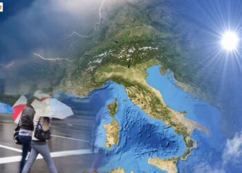 In arrivo piogge e temporali