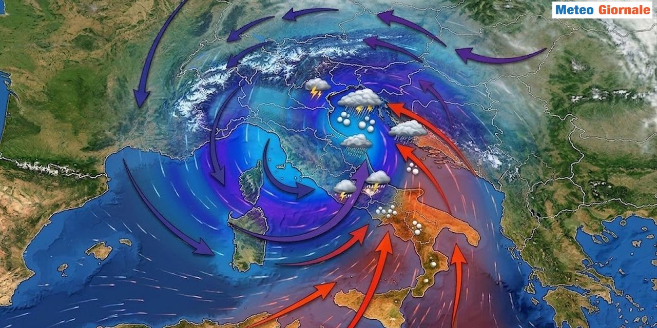 Circolazione ciclonica in quota o goccia fredda per inizio maggio