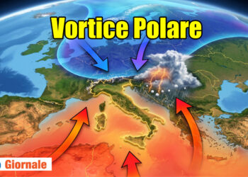 Vortice Polare rotta Italia