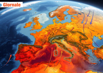 Spaventoso cambiamento climatico in Europa