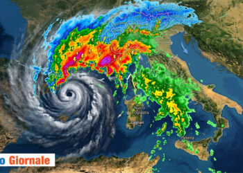 Acuta ondata di maltempo verso l'Italia