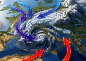 Ciclone freddo sul finire della settimana