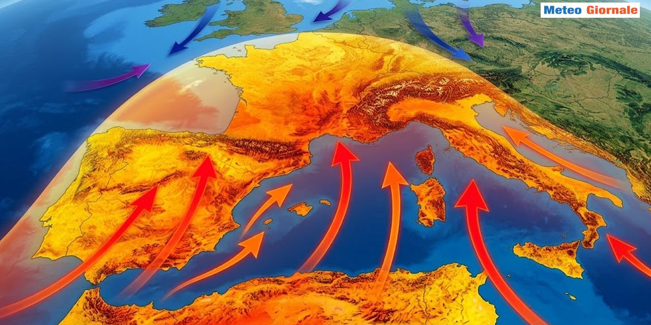 Caldo africano in arrivo con alte temperature