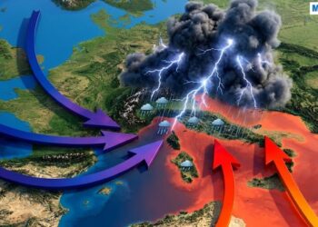 Italia divisa tra masse d'aria diverse e incentiveranno le piogge
