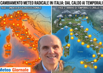 Addio ondata di caldo: arrivano forti temporali, svolta a Giugno
