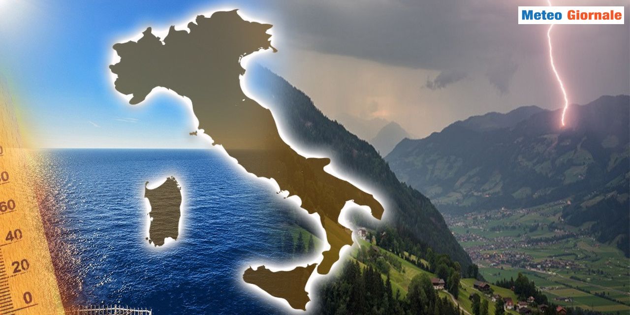 Instabilitร e temperature in leggero calo nei prossimi giorni