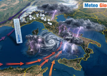 Maltempo verso Italia