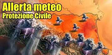 Meteo Emilia Romana allerta Protezione Civile