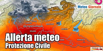 Meteo Lombardia allerta protezione civile