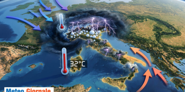 Meteo verso un severo peggioramento al Nord Italia