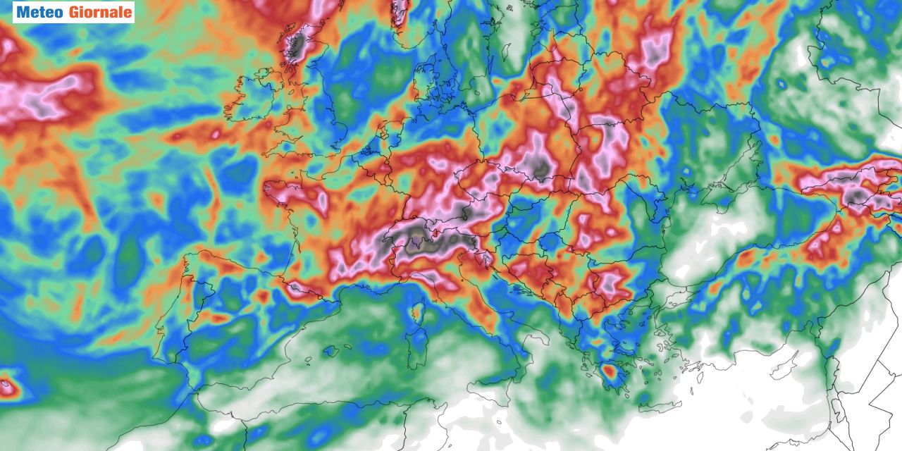 Grandi piogge in arrivo