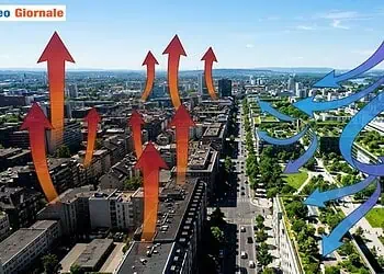 Accumulo di calore estremamente diverso se si sceglie meno cemento