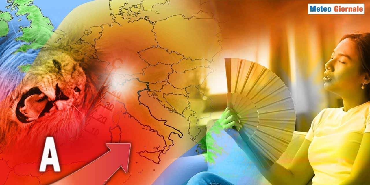Assedio del caldo africano verso picco di fine giugno, poi cenni di svolta