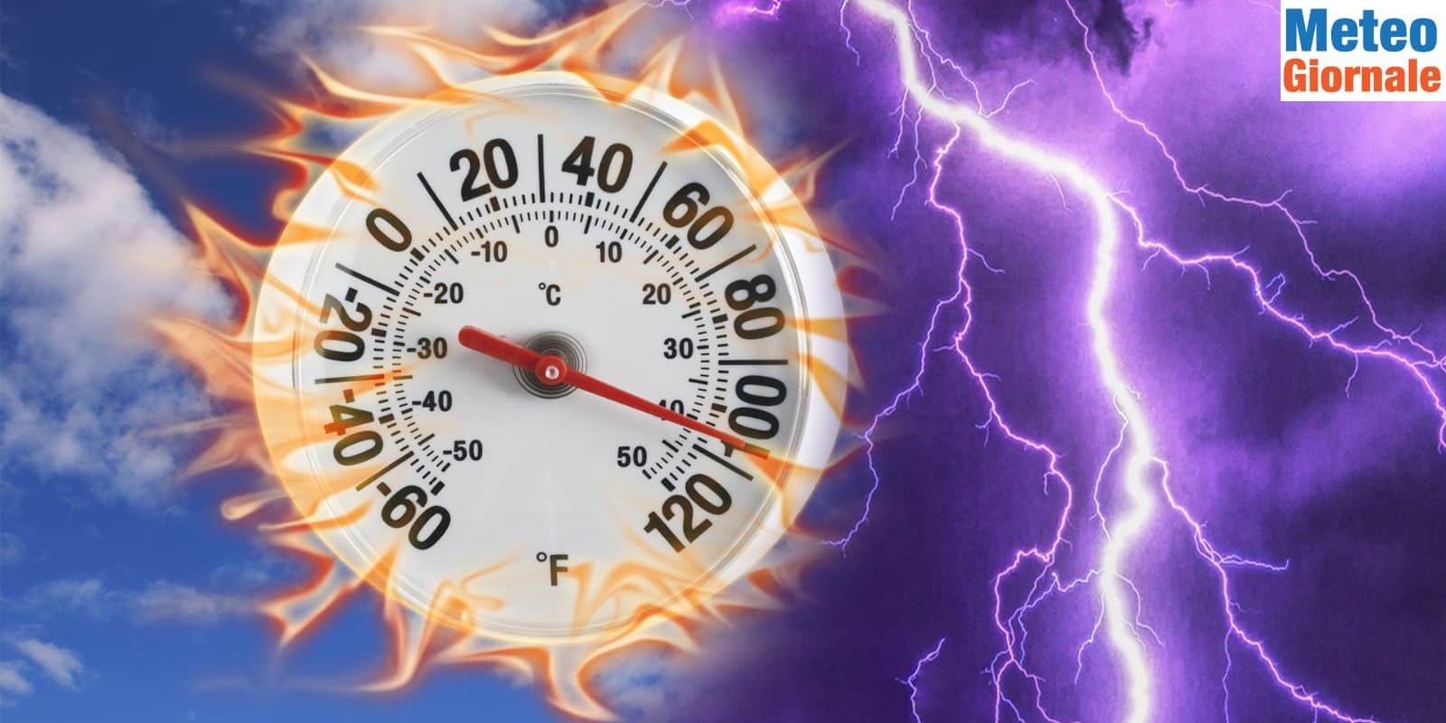 Più caldo sull’Italia, maggiore il rischio di super TEMPORALI: gli scenari entro fine mese