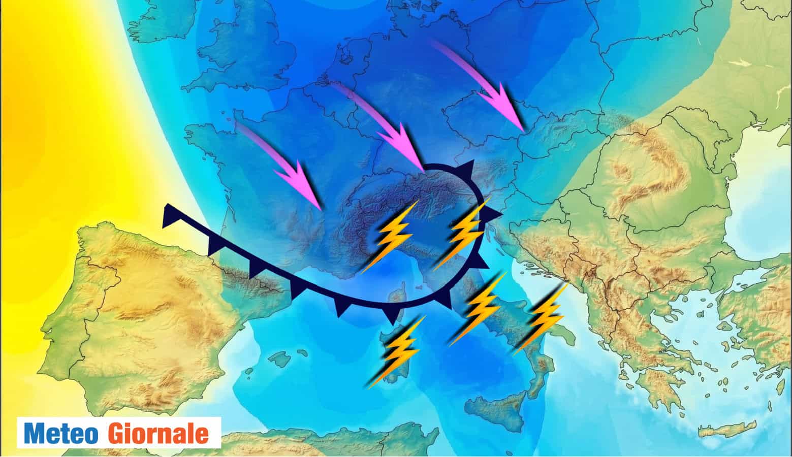 Cupola di calore sull’Italia: ecco lo “Stop”