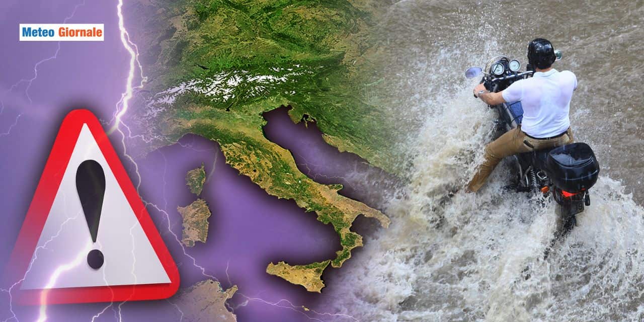 Quanti forti temporali Mercoledì 10 Giugno, un problema su queste regioni