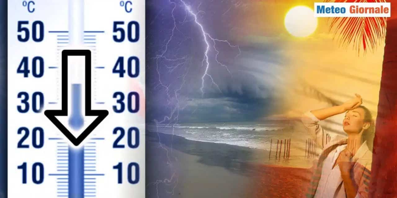 Caldo in graduale attenuazione già dal weekend
