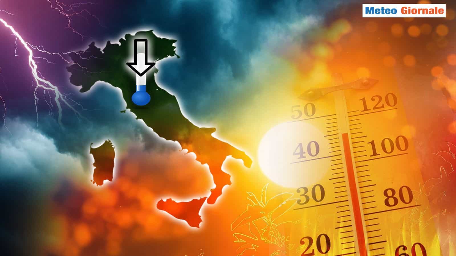 Si aspettano i temporali per sperare in un po' di refrigerio